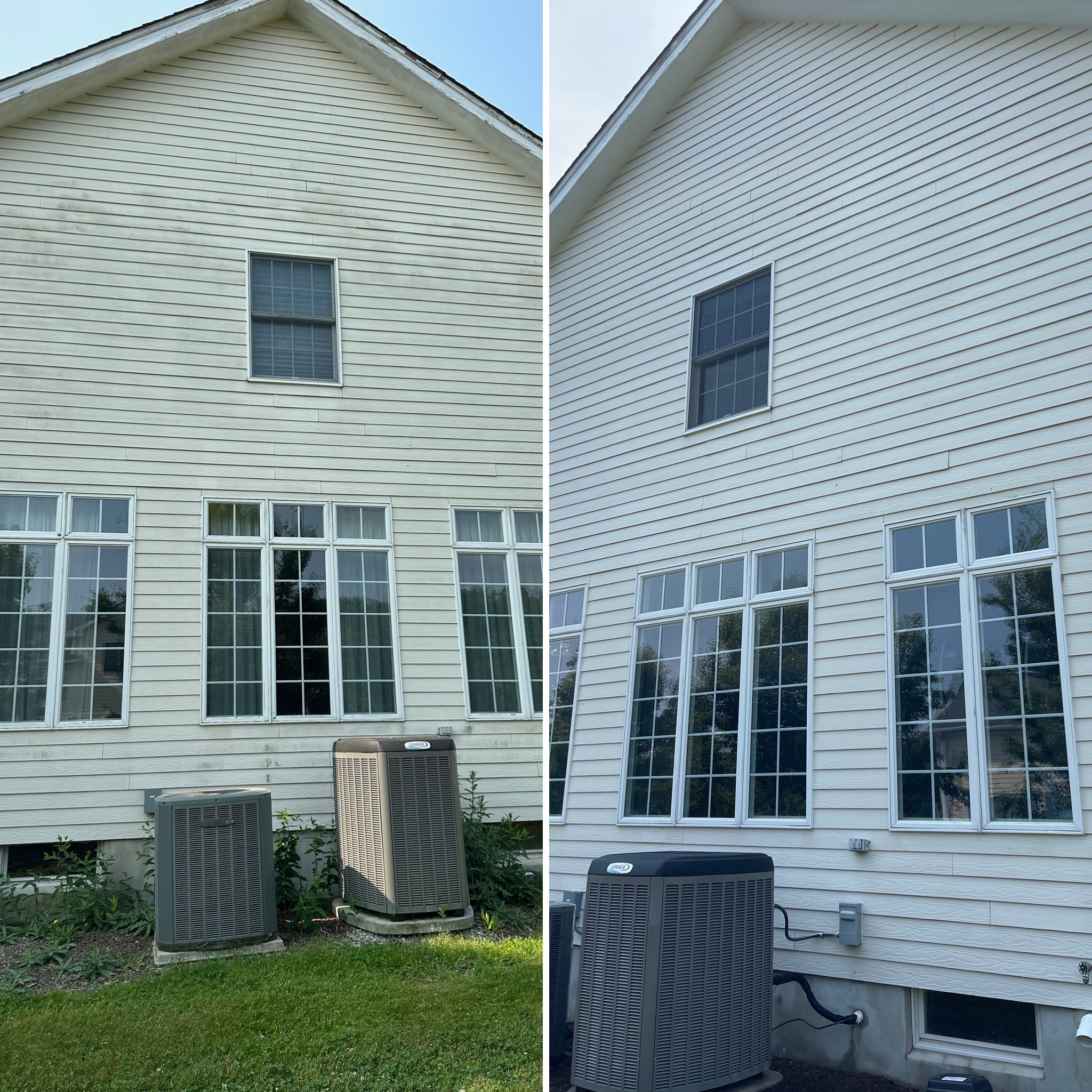 House wash in Flemington NJ for a client looking to sell! Thumbnail